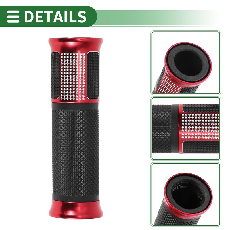 Partuto 7/8" 22mm 15/16" 24mm Motorcycle Hand Grips Cover Kit