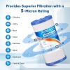PurePlus 3 Pack PUREPLUS Water Filter Replacement Cartridge Activated Sediment