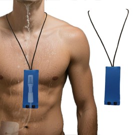 Peritoneal Dialysis Catheter Shower Cover， Peritoneal Dialysis Catheter Holder for Baxter 5C4482 5C4483, PD Secure Shower Support for Men & Women (Blue)