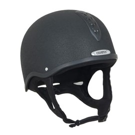 Champion X-Air Plus Horse Riding Hat Skull Helmet Vented PAS015 Black 54cm