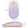 Unipows Wireless Mouse - 2.4G Slim Portable Computer Mouse with