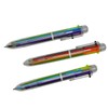 Maydahui 12PCS Multicolor Ballpoint Pen 6-in-1 Retractable Ball Point Pens