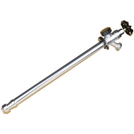 WHK 12 Inch Frost Free Outdoor Faucet Sillcock 1/2 x 3/4 Inch MHT, Frost Proof Outdoor Faucet Bib with 1/2" Push-to-Connect Plumbing Fittings, Brass Push Fit Connector for Copper, PEX, CPVC Pipe