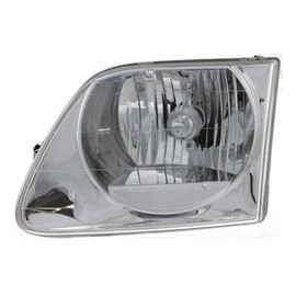 SOBOANT for Ford for Expedition 1997-2002 for F150 1997-2003 & Heritage 2004 for F250 1997-1999 1pc Headlight Lamp Left Crystal Clear Lens w/Bulbs,Fit Testing
