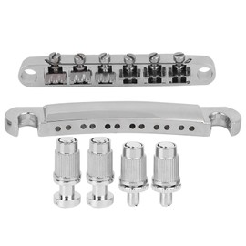 Electric Guitar Bridge Full Set 12 String Zinc Alloy Silver Guitar Parts Accessories