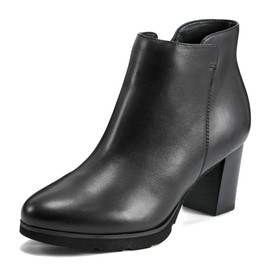 Rockport Women's Olive Ankle Boot, Black, 5.5