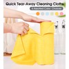 KitchLife Microfiber Cleaning Cloth Roll - Tear Away Towels, Reusable