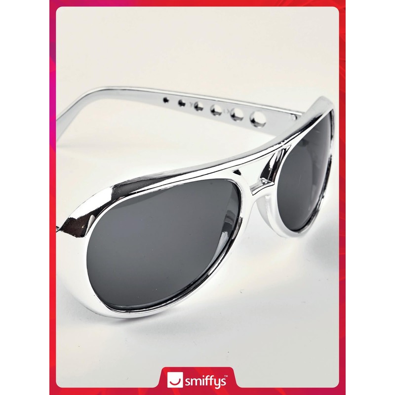 Elvis Glasses Silver