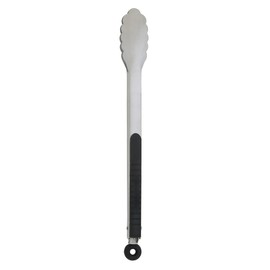 Messermeister Stainless Locking Tongs, 16” - Gently Grips Food - Durable Stainless Steel & Non-Slip, Silicone Grip - Dishwasher Safe