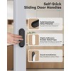 MeBantoo 2 Pack Self-Adhesive Drawer Pull Handles, 4 Inch Self-Stick