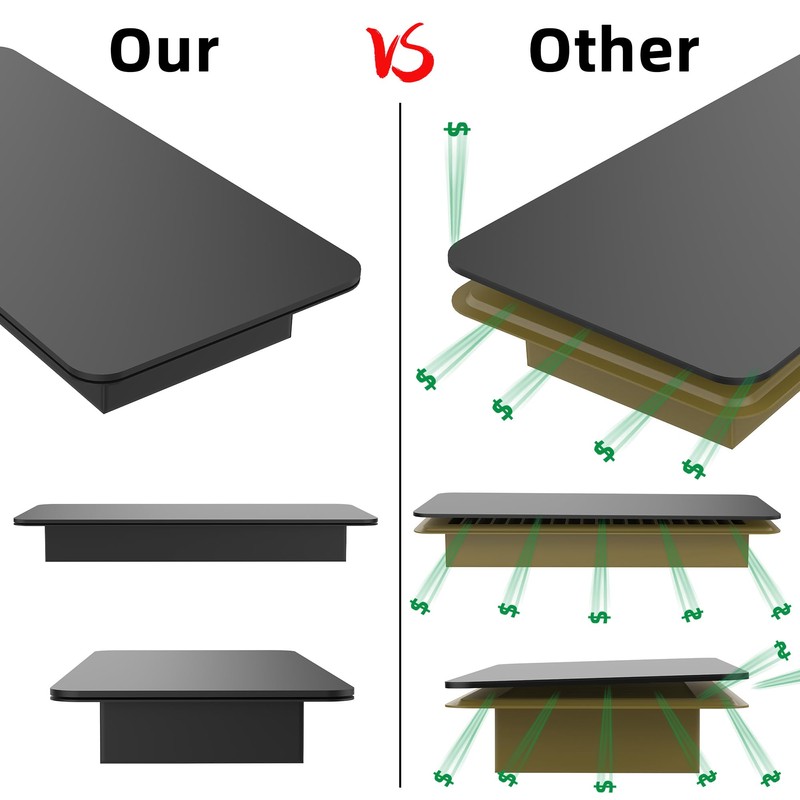Magnetic Vent Covers (4-Pack) for Complete Sealing of Residential Standard
