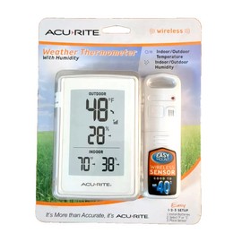 ACURITE Wireless Weather Outdoor Thermometer with Humidity and Remote NEW