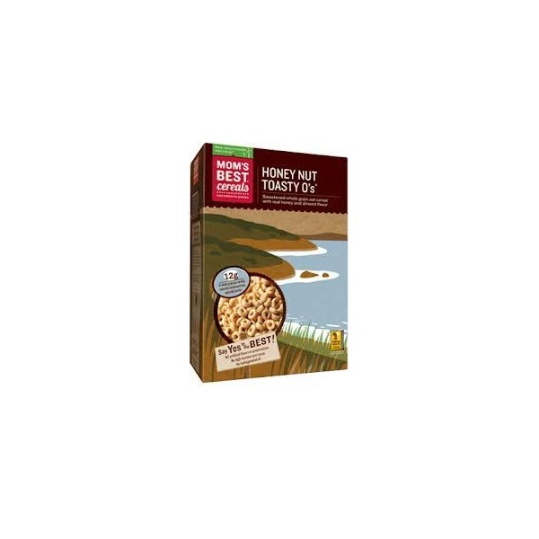 Mom's Best Honey Nut Toasty O's - 13.5 oz (Pack of 4)