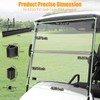 RIZINKART Golf Cart Windshield for EZGO TXT 2014+ Models 1"×1"
