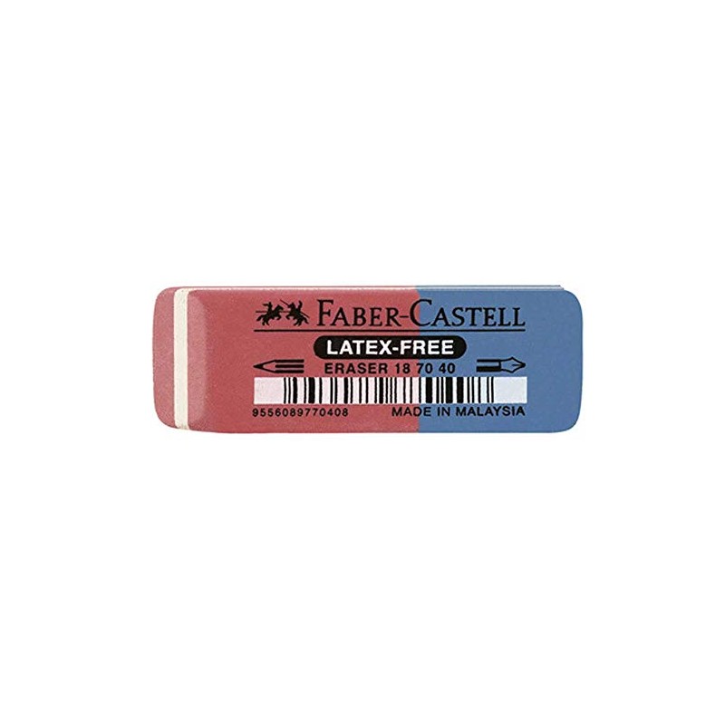 Faber-Castell 187040 ? Eraser Latex Ink/Lead, 7070-40 (Pack of 2)
