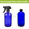 HAOERMEI 16oz Glass Spray Bottles,2-Pack Refillable Empty Spray Bottl for