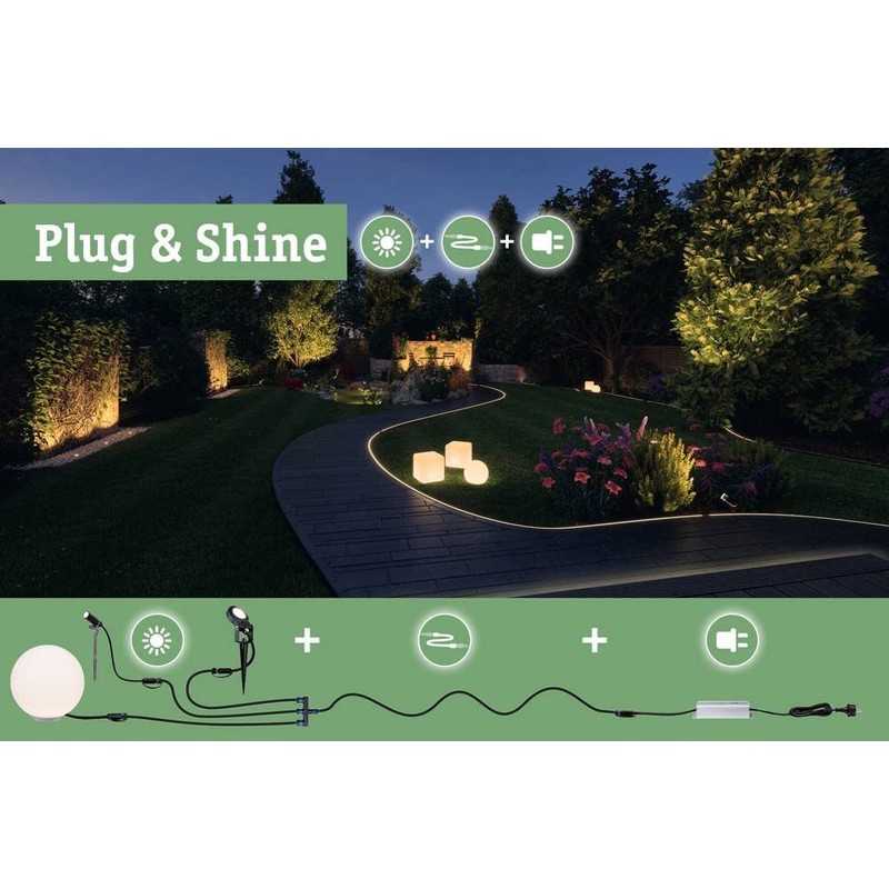 Paulmann 94587 Plug & Shine Outdoor Light Sensor Wireless Twilight