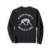Irwin County Wrestling Distressed Retro Wrestler Sweatshirt