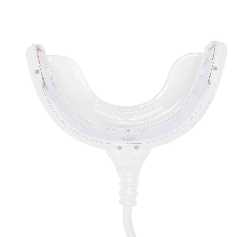 Teeth Whitening Device Soft Silicone Blue Light Timing Dental Teeth