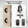 SUBPOT Smart Keyless Entry Door Lock with 2 Knobs,Front Door