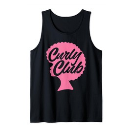 Curly Hair Afro Curls Curly Club Natural Hair Tank Top