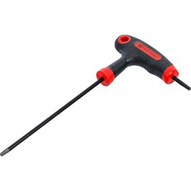BGS Diy 7880-T10 | T-Handle L-Type Wrench | T-Star tamperproof/non-tamperproof (for Torx) | T10