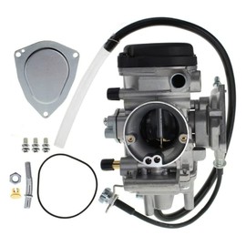 YFM 450 Carburetor For Yamaha Kodiak 450 Carb 2003 2004 2005 2006 With Air Filter & Intake Manifold Boot And Throttle Cable