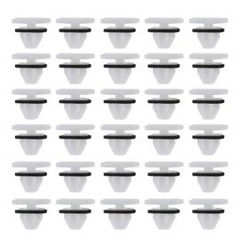 EMSea 50x Car Trim Clip Retainers 2T14V35312AB Plastic Front Rear Wheel Arch Moulding Fasteners Compatible with Connect 2002-2013