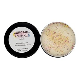 Cupcake Sprinkle Lip Balm- Smelly Kids Company| Natural Ingredients| moisturizing| kid friendly| party favor| gift basket item| handcrafted - 1oz