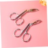 IWOWHERO 2pcs Eyebrow Tweezers Slanted Tip for Removal Facial Hair