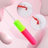 Guduling 4 Pcs Hair Crochet Hook,2 Size Crochet Hook for