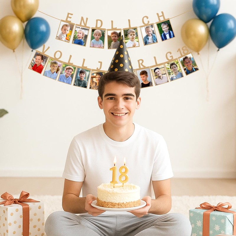 Garland 18th Birthday Photo Garland