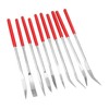 Set of 10, Diamond File, Sharpener, Grinding, Ironwork, Metal, Fine