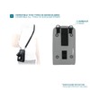 Mobilis Holster for pistol-like input terminal with handle, belt and