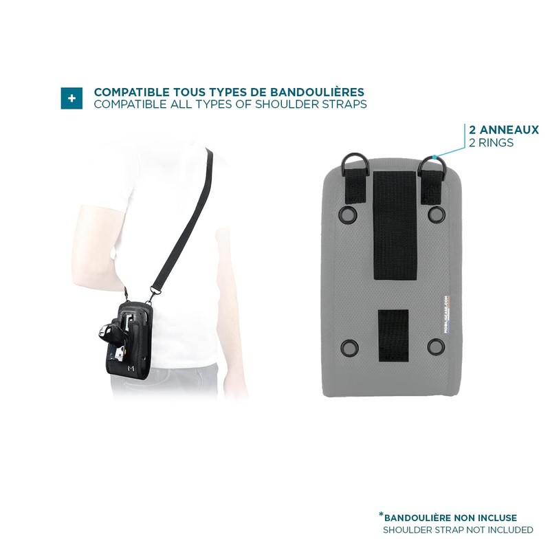 Mobilis Holster for pistol-like input terminal with handle, belt and