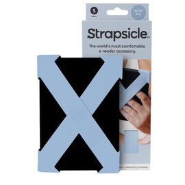 Bondi Blue Kindle Straps by Strapsicle. Soft silicone for comfortable reading - Color: Bondi Blue, Size: LARGE
