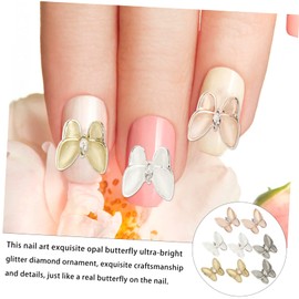 Mikinona Chic Zircon Nail Art Studs Nail Charms Opal Manicure Decals Fashion Jewelry