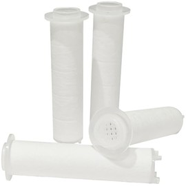 BadeStern Accessories for Shower Head High Pressure: Set of 4 Water Filters for Hand Shower DSK-100 (Hand Shower Holder, Shower Head Holder)