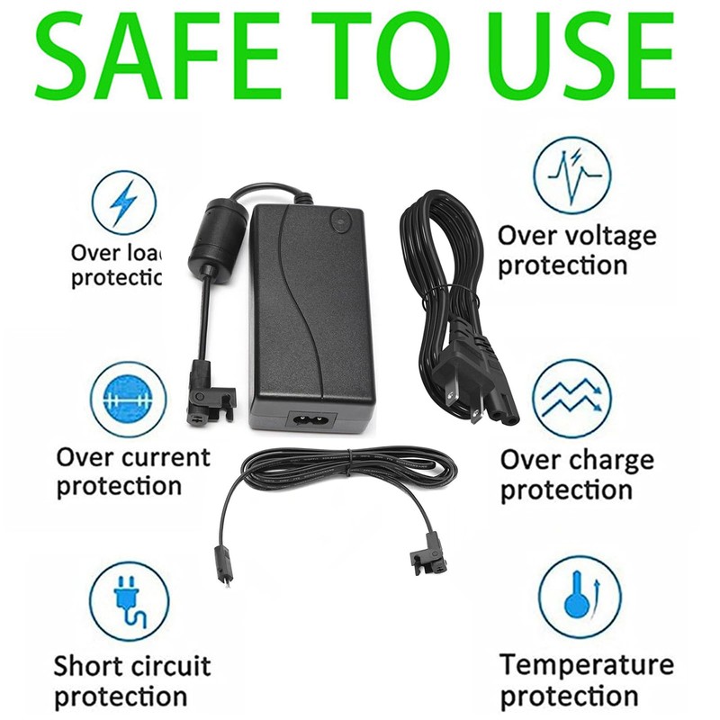 Universal Power Cord for Recliner Chair - 2-Pin Power Adapter