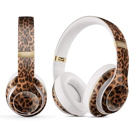 DesignSkinz - Compatible with Beats Studio Pro - Skin Decal Protective Scratch Resistant Vinyl Wrap - Mirrored Leopard Hide