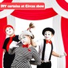 2 Roll 40in x 100ft Circus Carnival Decorations Disposable DIY