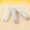 10 PCS Aaa to Aa Battery Adapter, Battery Converter Aaa