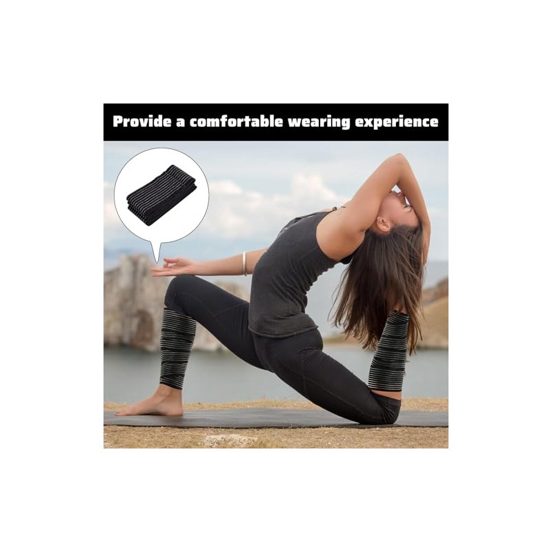 Calf Compression Bandage Sleeve Men,2 Pcs Highly Elastic Calf Support,