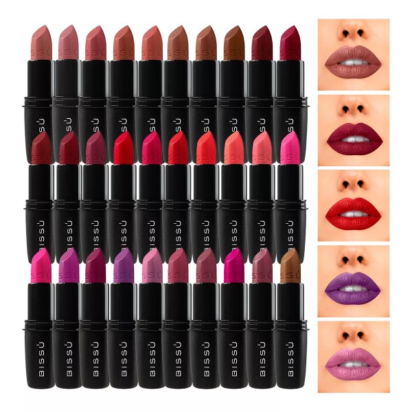 Bissú 30 Labiales Bissu Humectantes Colección Completa Mayoreo