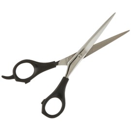 Tamsco Bird Feather Scissor 6-Inch Plastic Handle Stainless Steel Plastic Molded Handles Beveled Edge Micro Serrated Blades Great for Grooming Bird Feathers