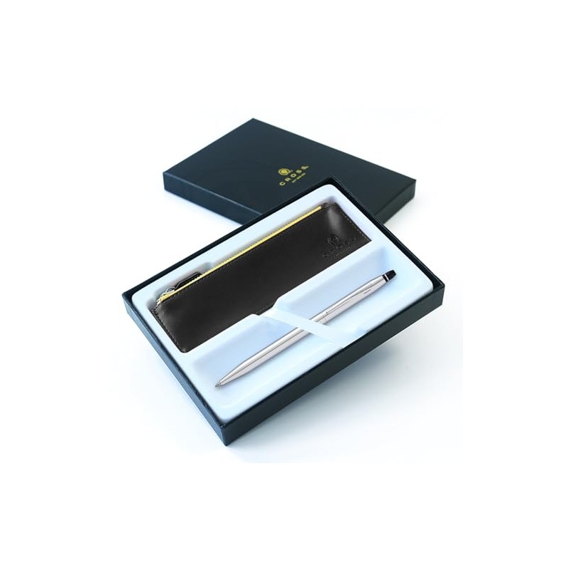 AT Cross Click Ballpoint Pen in Gift Box with Black