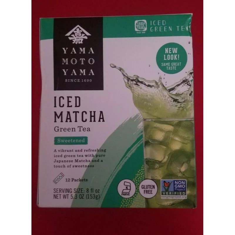 YAMAMOTO ICE MATCHA GREEN TEA SWEETENED ORIGINAL JAPANESE 5.3 OZ