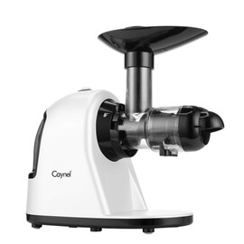 Caynel Slow Masticating Juicer with Quiet Motor, Slow Speed Juice Machine for High Nutrient Juice, Easy to Clean, With Safe Lock, Safe Chute, Reserve Function, Perfect for Wheatgrass