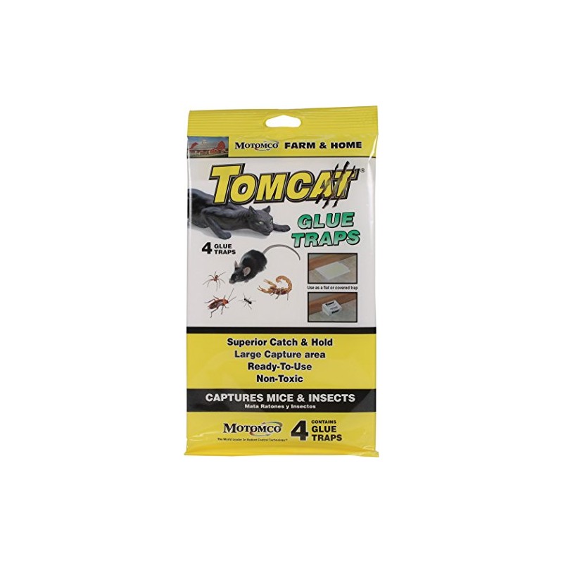 Tomcat Glue Traps for Mice and Insects