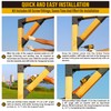 WOWACE 2pcs 45 Degree Angle Support Brackets, 4x4 (Actual 3.5''x3.5'')